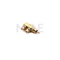 1x RCA Male to 2x RCA Female Splitter Angle Gold