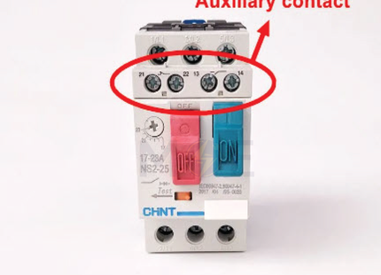 Chint Motor Starter NS2-25 17-23A | 511613 | دجنتور حراري - قاطع حماية حرارية