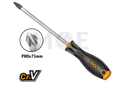 INGCO Industrial Phillips Screwdriver PH0x75mm | HS28PH0075