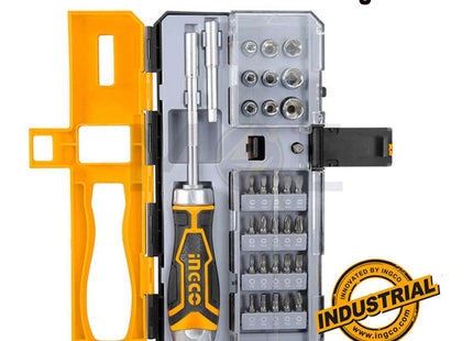 INGCO Screwdriver with Bits Set of 33Pcs  HKSDB0338
