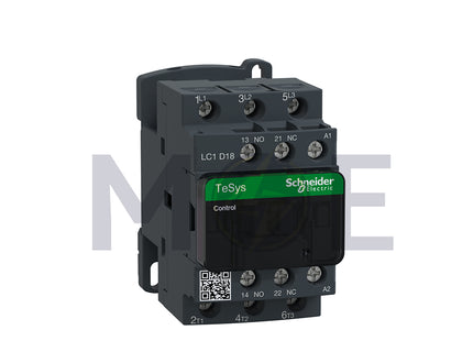 Schneider 18A (AC3), 32A (AC1), 3P,1N/O+1N/C, 220V AC | SHNDR-LC1D18M7 | كونتكتور
