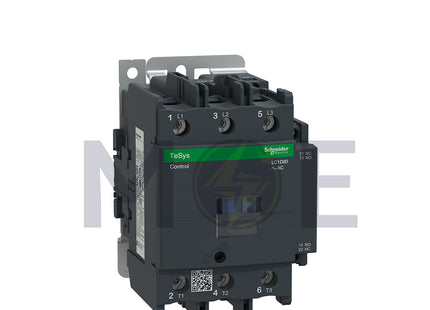 Schneider 80A (AC3), 125A (AC1),3P, 1N/O+1N/C, 220V AC,50Hz | SHNDR-LC1D80M5 | كونتكتور