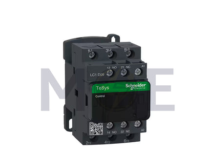 Schneider 9A (AC3), 25A (AC1), 3P,1N/O+1N/C, 220V AC | SHNDR-LC1D09M7 | كونتكتور