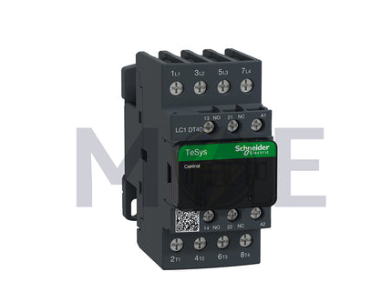 Schneider 40A (AC1), 4P,1N/O+1N/C, 220V AC | SHNDR-LC1DT40M7 | كونتكتور