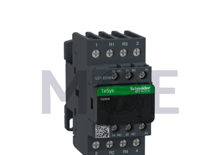 Schneider 40A (AC1), 2P/2R,1N/O+1N/C, 220V AC | SHNDR-LC1D258M7 | كونتكتور هاوس
