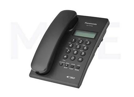 Panasonic Landline Corded Desk phone LCD Display Black | KX-7703SX