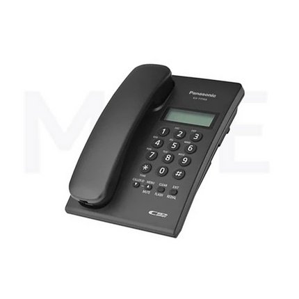 Panasonic Landline Corded Desk phone LCD Display Black | KX-7703SX