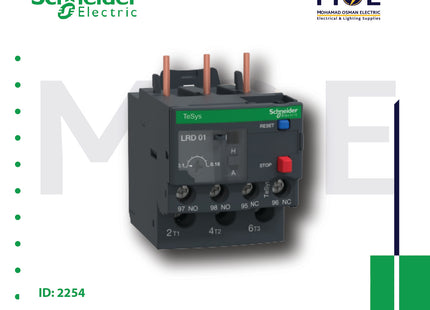 Schneider Thermal Overload Relay For Cont. 1-1.6A LC1 D09 To D38 | ترميك للكونتكتور