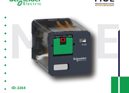 Schneider Universal Relay (Cylindrical) 3CO 11Pin 230V AC | RUMC31P7 | ريليه