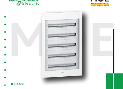 Schneider Pragma IP40 Flush Mount Distribution Board Without Door 570x930x95mm 5Rx24module 120module | PRA25524 | تابلو بلاستيك مخفي بدون غطا