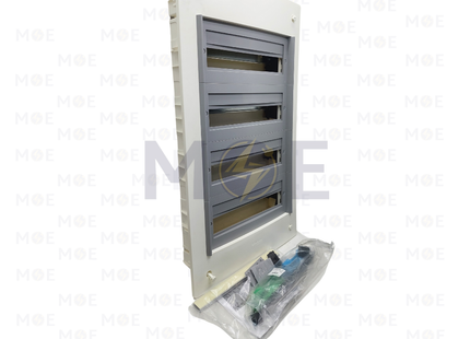 Schneider Pragma IP40 Flush Mount Distribution Board Without Door 456x780x86mm 4Rx18module 72module | PRA25418 | تابلو بلاستيك مخفي بدون غطا