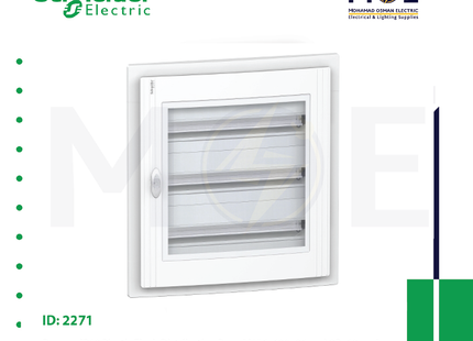 Schneider Pragma IP40 Flush Mount Distribution Board Without Door 456x630x86mm 3Rx18module 54module | PRA25318 | تابلو بلاستيك مخفي بدون غطا