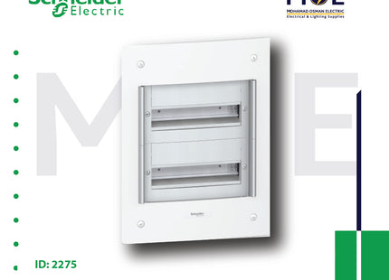 Schneider Pragma IP40 Flush Mount Distribution Board Without Door 366x480x86mm 2Rx13module 26module | PRA25213 | تابلو بلاستيك مخفي بدون غطا