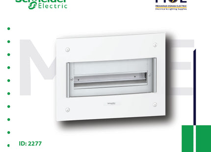Schneider Pragma IP40 Flush Mount Distribution Board Without Door 456x330x86mm 1Rx18module 18module | PRA25118 | تابلو بلاستيك مخفي بدون غطا