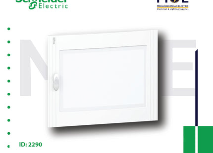 Schneider Pragma IP40 Transparent Door 1Rx24module 24module | PRA15124 | غطاء تابلو بلاستيك شفاف