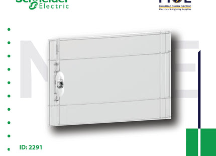 Schneider Pragma IP40 Transparent Door 1Rx18module 18module | PRA15118 | غطاء تابلو بلاستيك شفاف
