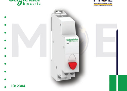 Schneider iPB modular Single Push Button Red 1NC | A9E18031 | دجنتور كباس - زر تحكم كباس