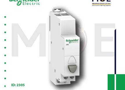 Schneider iPB modular Single Push Button Gray 1NO | A9E18032 | دجنتور كباس - زر تحكم كباس