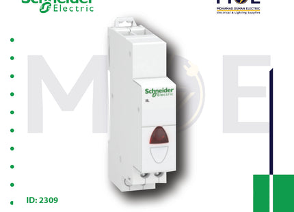 Schneider iIL Modular Signal Lamp Red 230V AC | A9E18320 | دجنتور اشارة احمر
