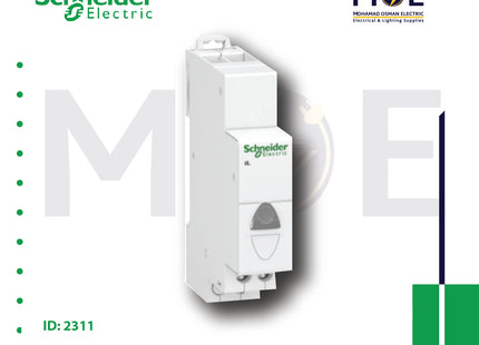 Schneider iIL Modular Signal Lamp White 230V AC | A9E18322 | دجنتور اشارة ابيض