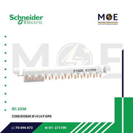 Schneider COMB BUSBAR 3P+N 24 Module ule iDPN | 21507