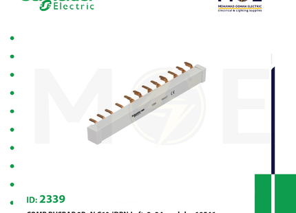 Schneider COMB BUSBAR 3P+N C60/iDPN,Left, 2x24 Module ules | 10546 | بارفاز