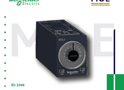 Schneider Zelio On Delay Timer 0.1s..100Hours 5A 230V AC 8pin | REXL2TMP7 | تايمر متعدد الاوقات