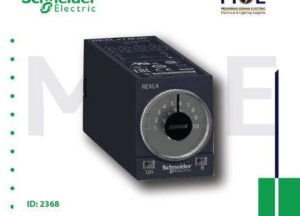 Schneider Zelio On Delay Timer 0.1s..100Hours 5A 230V AC 14pin | REXL4TMP7 | تايمر متعدد الاوقات