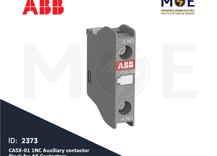ABB CA5X-01 1NC Auxiliary Contactor Block For AX Contactors | 1SBN019010R1001 | مساعد كونتكتور - اكزليير