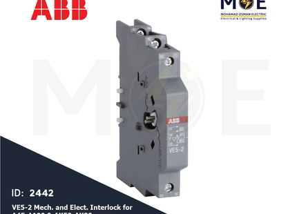 ABB VE5-2 Mech. & Elect. Interlock For A45-A100 & AX50-AX80 | 1SBN030210R1000 | انترلوك