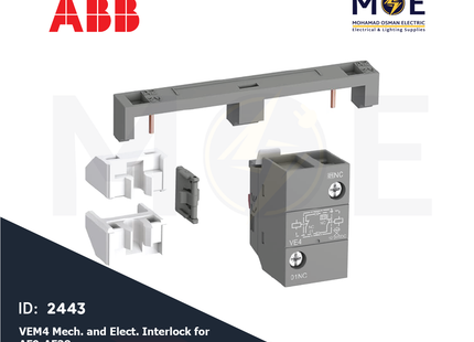 ABB VEM4 Mech. & Elect. Interlock For AF9-AF38 | 1SBN030111R1000 | انترلوك