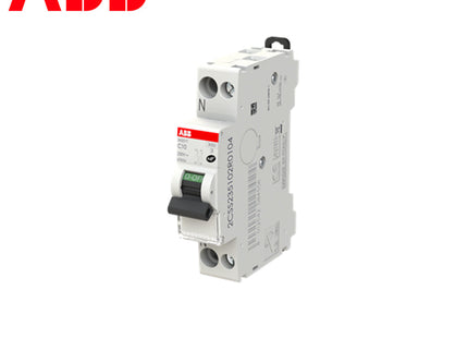 ABB MCB SN201T C10 1P+N 3kA 10A DPN | 2CSS235102R0104 | دجنتور مجوز بقطبين وحيادي - قاطع كهربائي ثنائي القطب مع حيادي