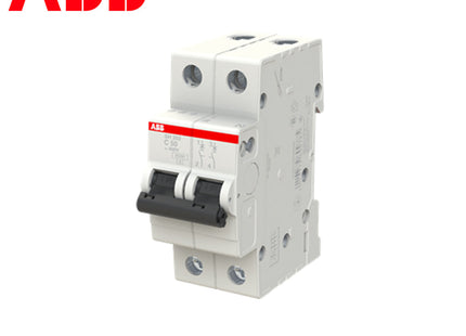 ABB MCB SH202 C50 2P 6kA 50A | 2CDS212001R0504 | دجنتور كهرباء مجوز - قاطع كهربائي