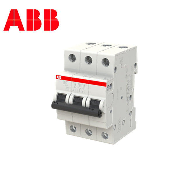 ABB MCB SH203 C50 3P 6kA 50A | 2CDS213001R0504 | دجنتور كهرباء ثلاثة فاز