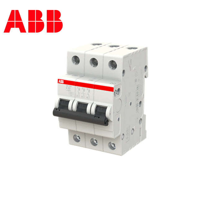 ABB MCB SH203 C63 3P 6kA 63A | 2CDS213001R0634 | دجنتور كهرباء ثلاثة فاز