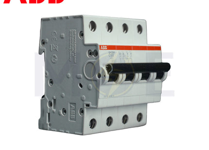 ABB MCB SH204 C50 4P 6kA 50A | 2CDS214001R0504 | دجنتور كهرباء ثلاثة فاز مع نتر - قاطع كهربائي رباعي