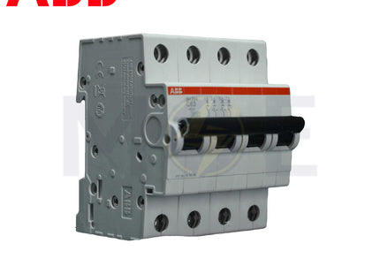 ABB MCB SH204 C63 4P 6kA 63A | 2CDS214001R0634 | دجنتور كهرباء ثلاثة فاز مع نتر - قاطع كهربائي رباعي