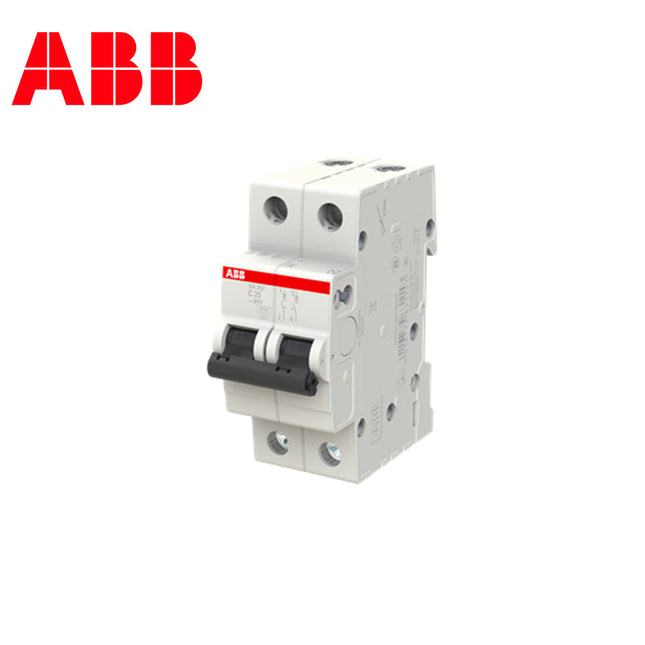 ABB MCB SH202T C25 2P 3kA 25A | 2CDS232001R0254