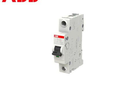 ABB MCB S201 C80 1P 6kA 80A | 2CDS251001R0804 | دجنتور كهرباء مفرد - قاطع كهربائي