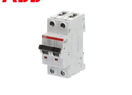 ABB MCB S202 C100 2P 6kA 100A | 2CDS252001R0824 | دجنتور كهرباء مجوز - قاطع كهربائي