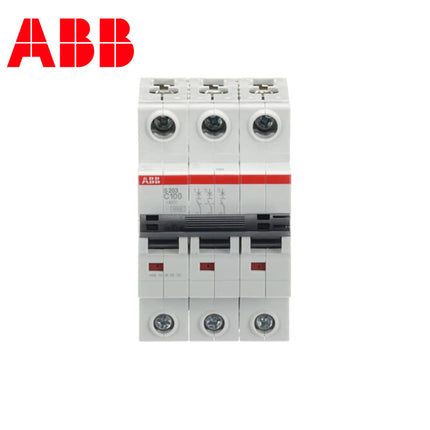 ABB MCB S203 C100 3P 6kA 100A | 2CDS253001R0824