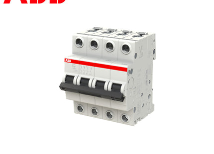ABB MCB S204 C80 4P 6kA 80A | 2CDS254001R0804 | دجنتور كهرباء ثلاثة فاز مع نتر - قاطع كهربائي رباعي