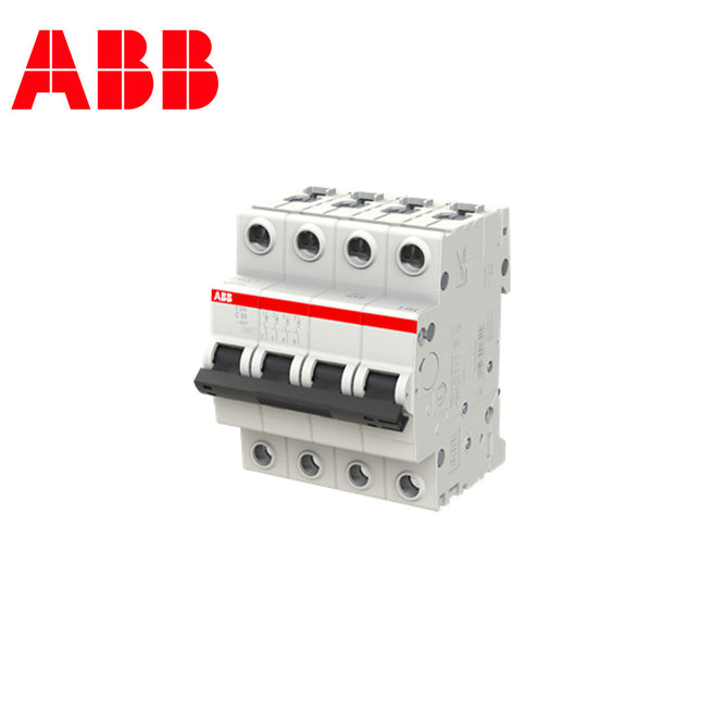 ABB MCB S204 C80 4P 6kA 80A | 2CDS254001R0804 | دجنتور كهرباء ثلاثة فاز مع نتر - قاطع كهربائي رباعي