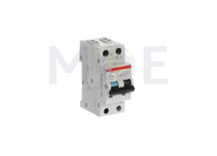ABB RCBO DS201 C06 AC30 1P+N 30mA 6A | ABE-2CSR255040R1064 | دجنتور ديفرنسيال حماية مزدوجة - قاطع دفرنسيال مع حماية من الحمل الزائد