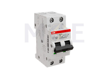 ABB RCBO DS201 C32 AC30 1P+N 30mA 32A | ABE-2CSR255040R1324 | دجنتور ديفرنسيال حماية مزدوجة - قاطع دفرنسيال مع حماية من الحمل الزائد