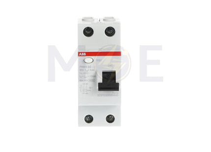 ABB RCCB FH202AC-63/0.3 2P 300mA 63A | ABE-2CSF202006R3630 | دجنتور ديفرنسيال - قاطع دفرنسيال