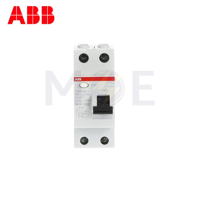 ABB RCCB FH202AC-63/0.3 2P 300mA 63A | ABE-2CSF202006R3630 | دجنتور ديفرنسيال - قاطع دفرنسيال