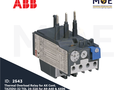 ABB Thermal Overload Relay For AX Cont. TA25DU-32M TOL 24-32A For A9-A40 & AX06-AX32 | ترميك للكونتكتور