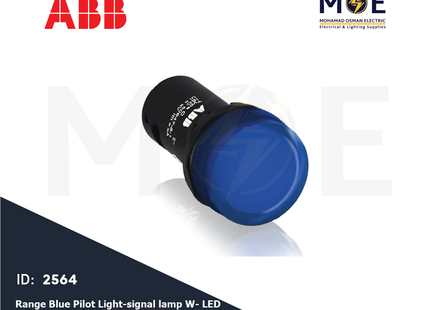 ABB Compact Range All In One Blue Pilot Light / signal Lamp LED 230V AC 22mm | 1SFA619402R5234 | لمبة اشارة ليد