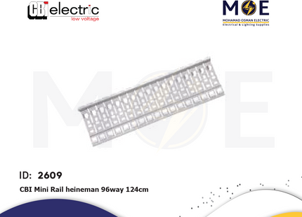 CBI heinemann Mini DIN Rail for MCB 96way 124cm | سكة هنيمان